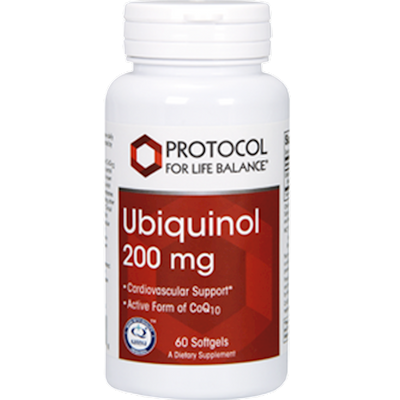 Ubiquinol 200 mg 60 gels Curated Wellness