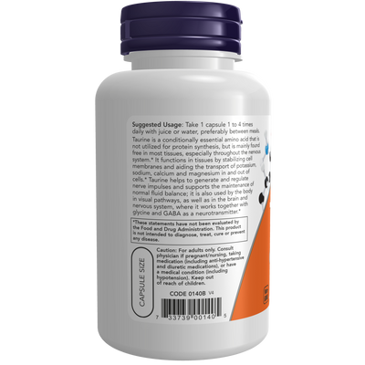 Taurine 500 mg  Curated Wellness