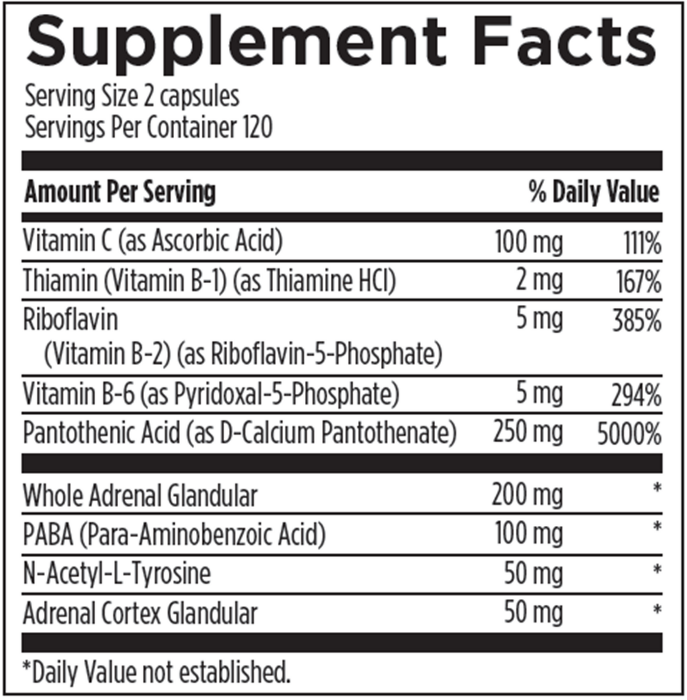 Adrenal Complex  Curated Wellness