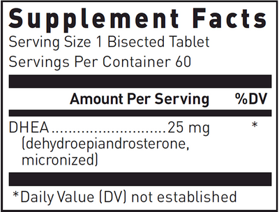 DHEA 25 mg  Curated Wellness