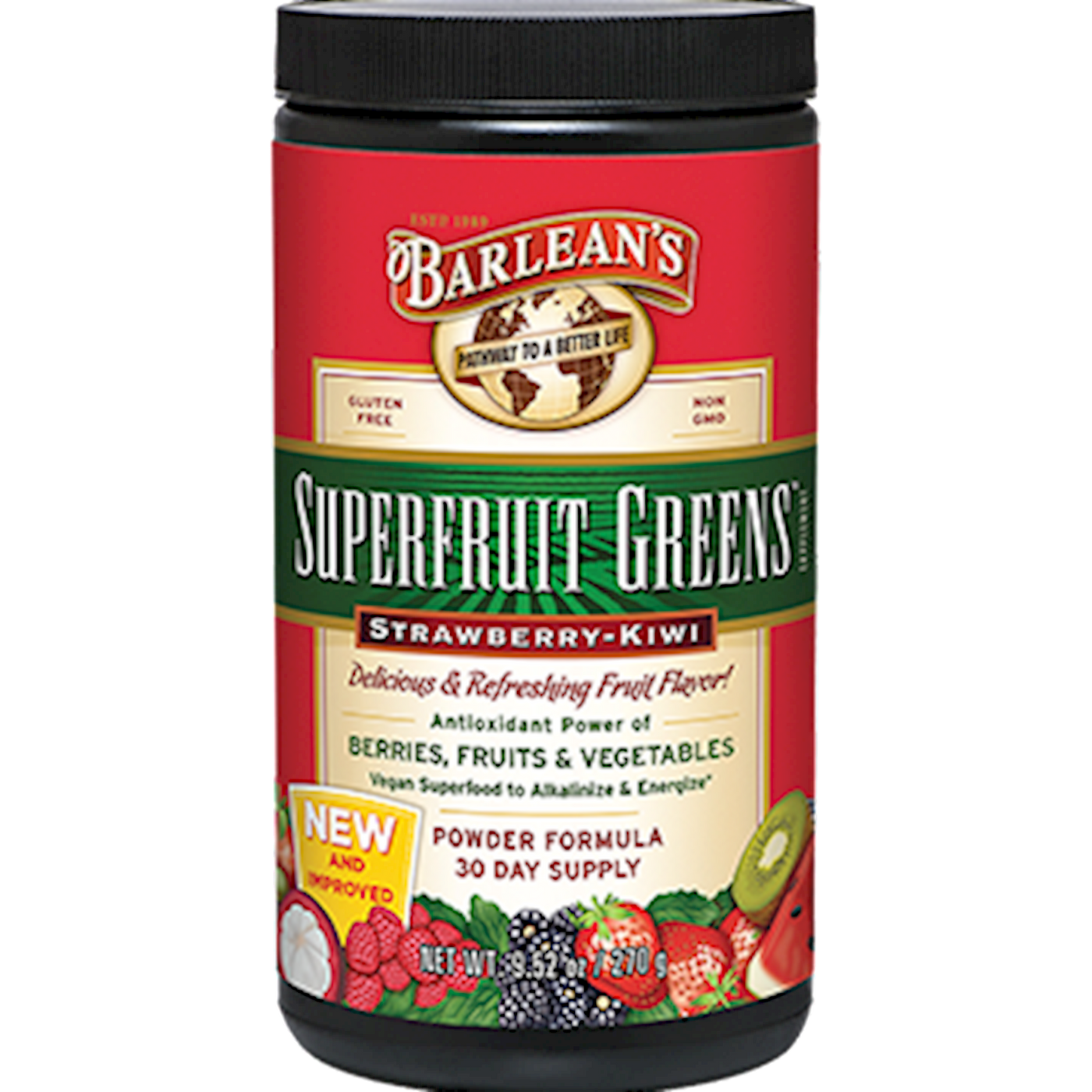 Superfruit Greens Straw-Kiwi  Curated Wellness