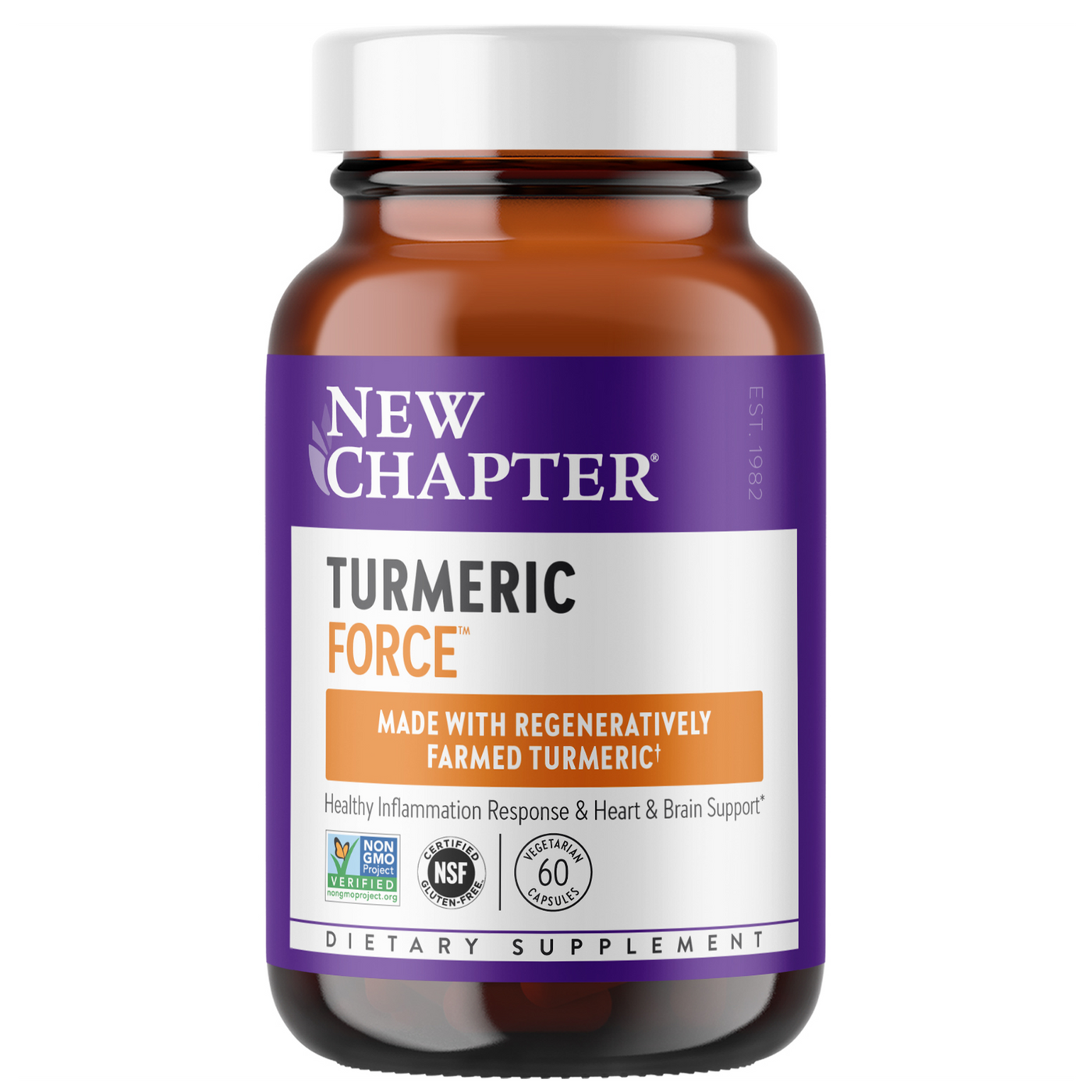 Turmeric Force 60 liquid vegcaps Curated Wellness