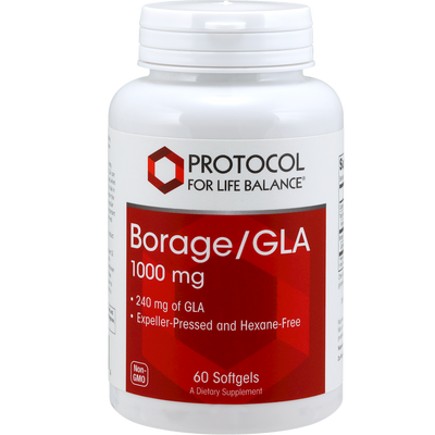 Borage/GLA 1000 mg 60 gels Curated Wellness