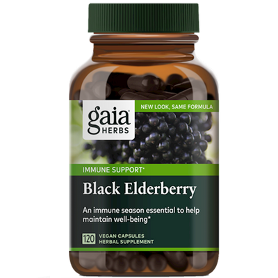 Black Elderberry 120 vegan caps Curated Wellness