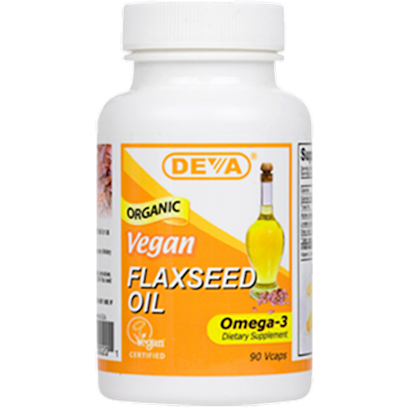 Vegan Flax Seed Oil 1000 mg 90 vcaps Curated Wellness