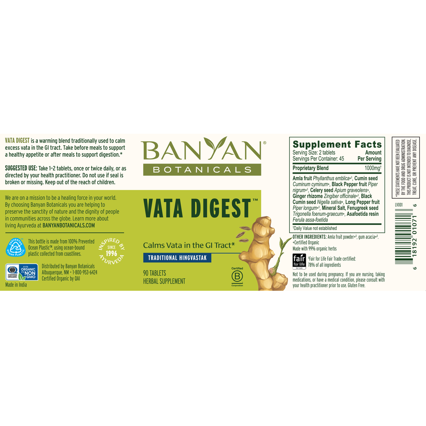 Vata Digest  Curated Wellness