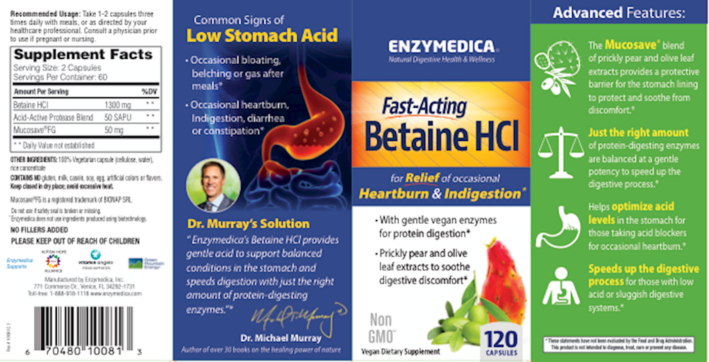 Betaine HCl  Curated Wellness