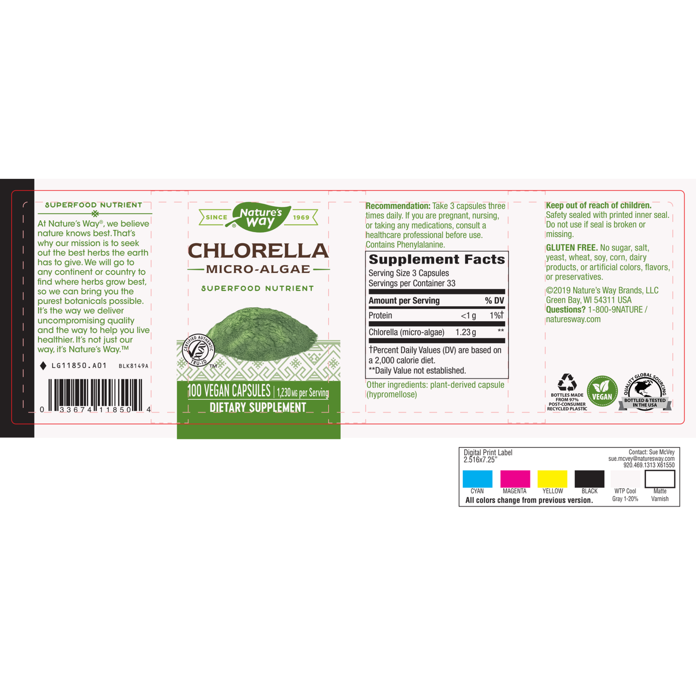 Chlorella 410 mg  Curated Wellness