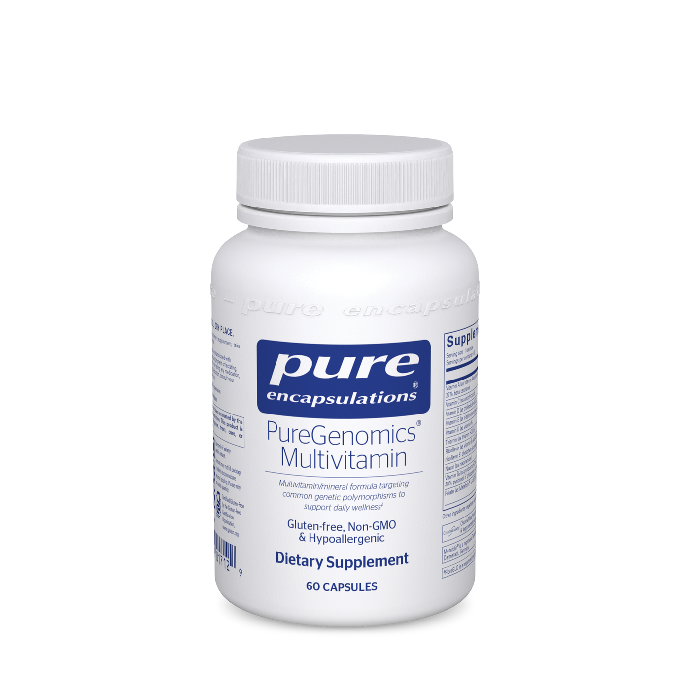 PureGenomics Multivitamin 60 caps Curated Wellness