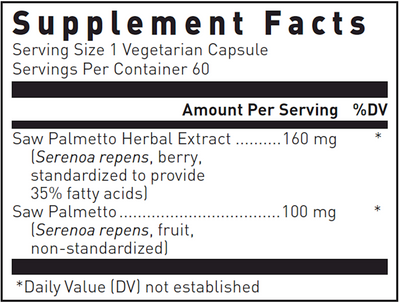 Saw Palmetto Max-V 60 caps Curated Wellness