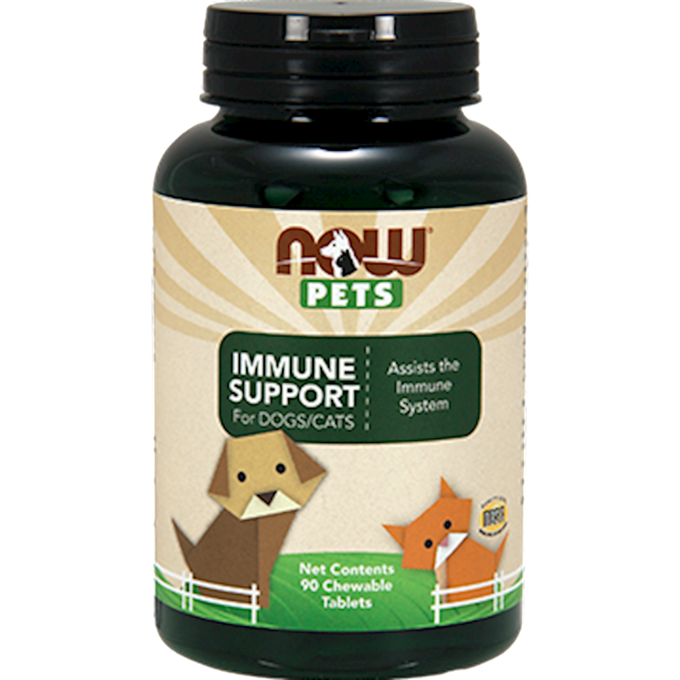 Immune Support for Dogs/Cats 90 chew tab Curated Wellness