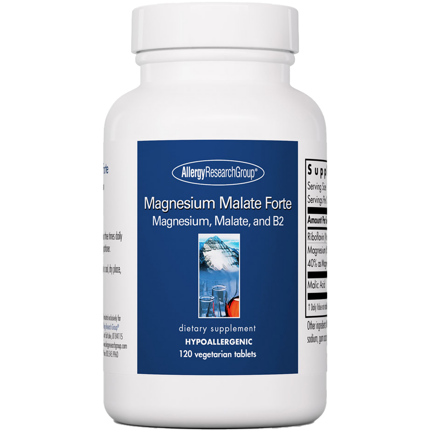 Magnesium Malate Forte 120 tabs Curated Wellness