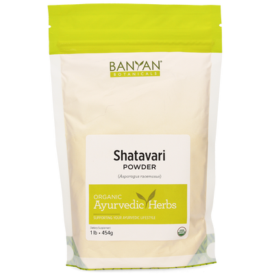 Shatavari Root Powder, Organic  Curated Wellness