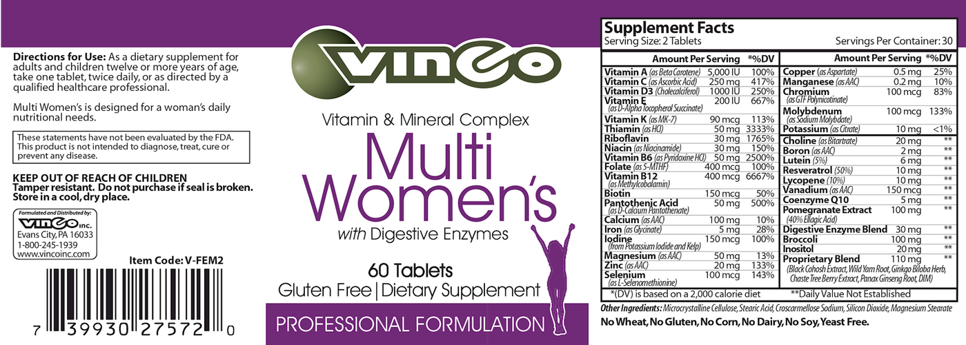 MultiWomen's w/Digestive Enzymes  Curated Wellness