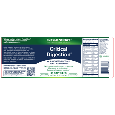 Critical Digestion 30 Capsules Curated Wellness