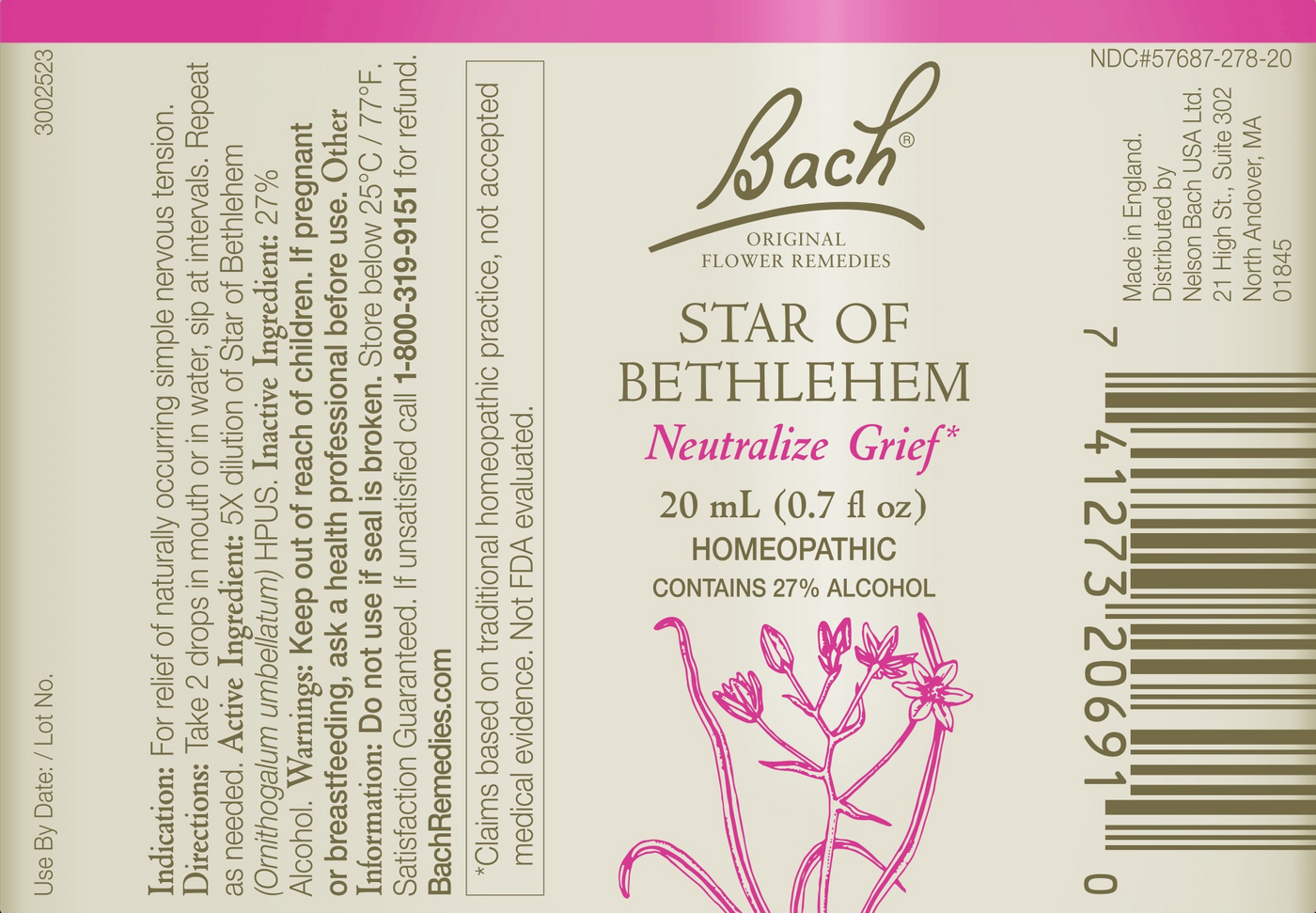 Star of Bethlehem Flower Essence  Curated Wellness