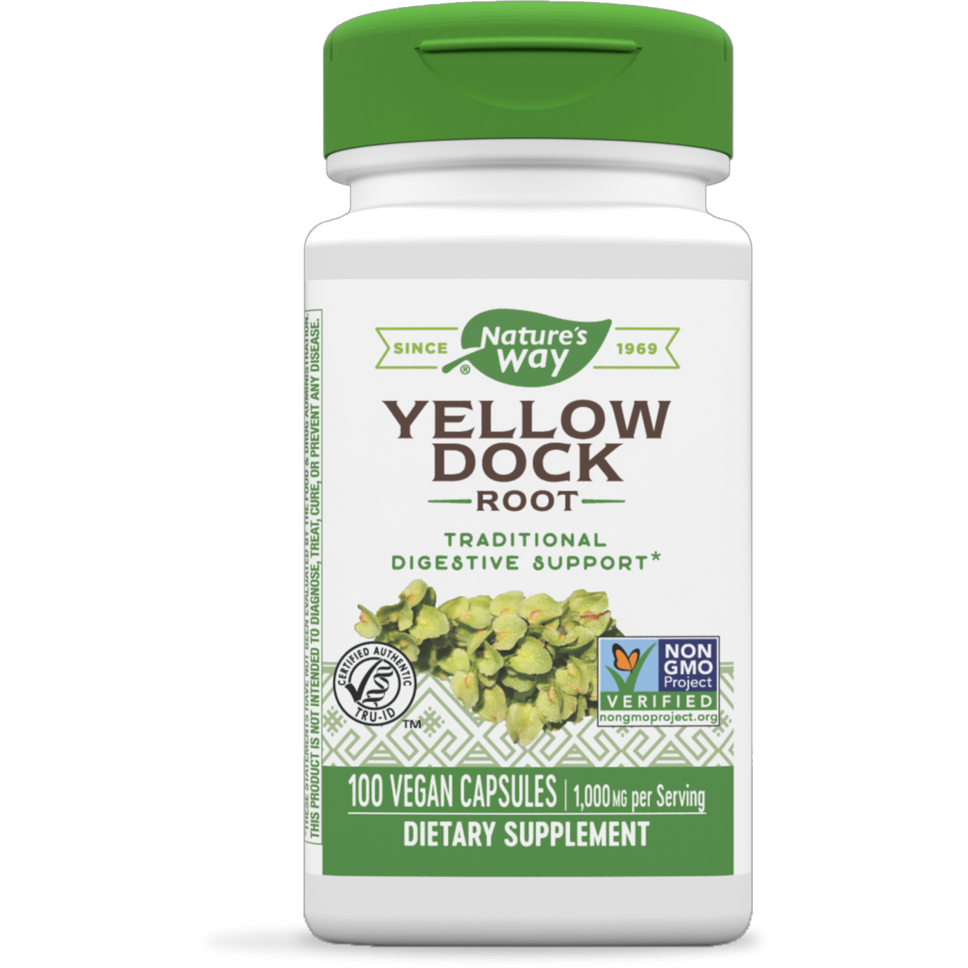 Yellowdock Root 500 mg  Curated Wellness