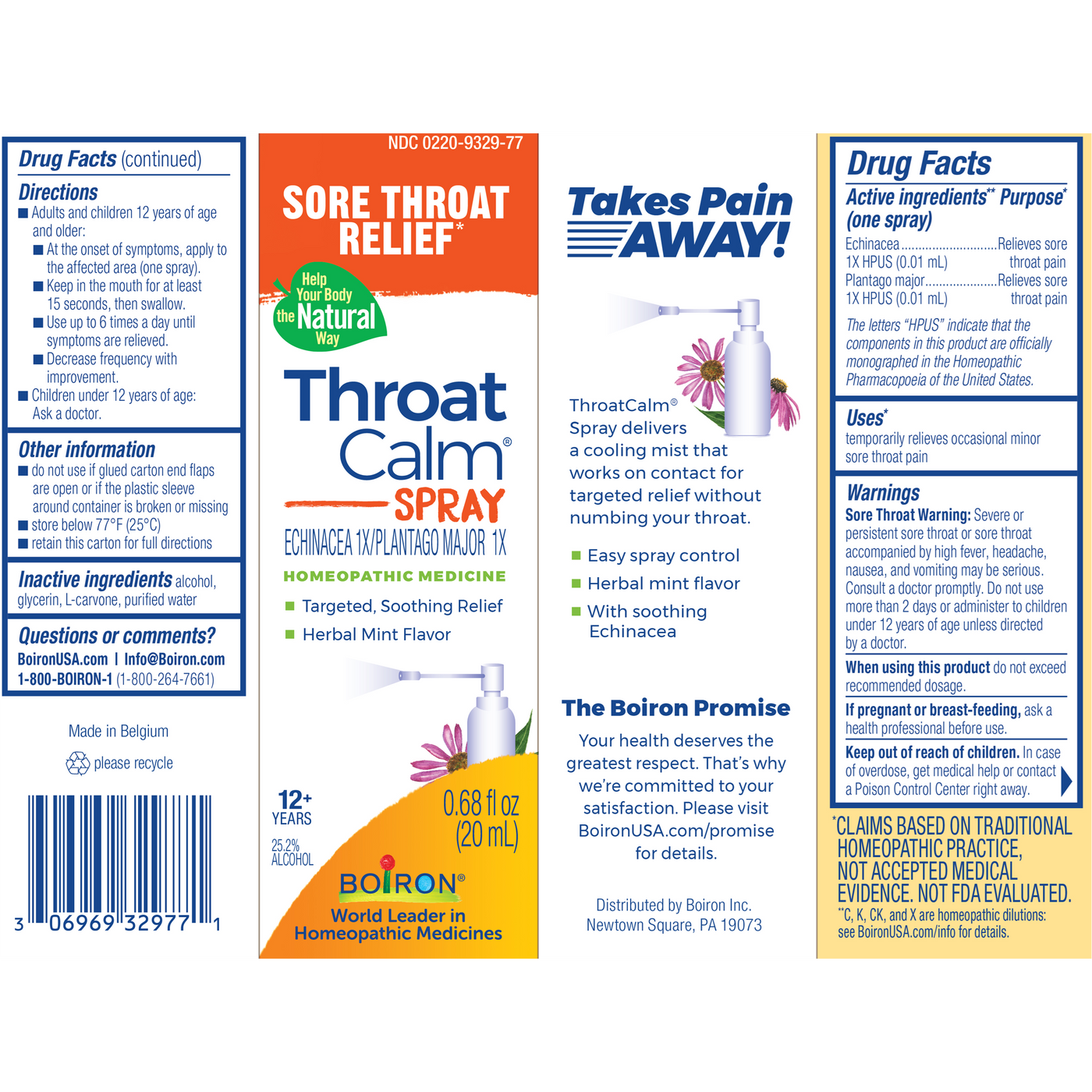 ThroatCalm Spray 0.68 fl oz Curated Wellness