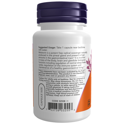 Melatonin 3 mg  Curated Wellness