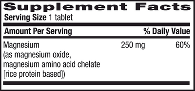 Chelated Magnesium 250 mg  Curated Wellness