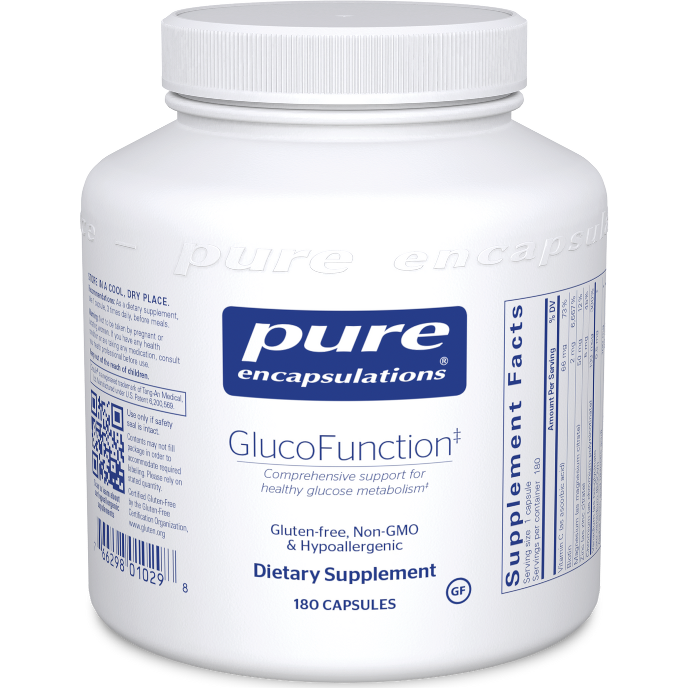 GlucoFunction 180 vcaps Curated Wellness
