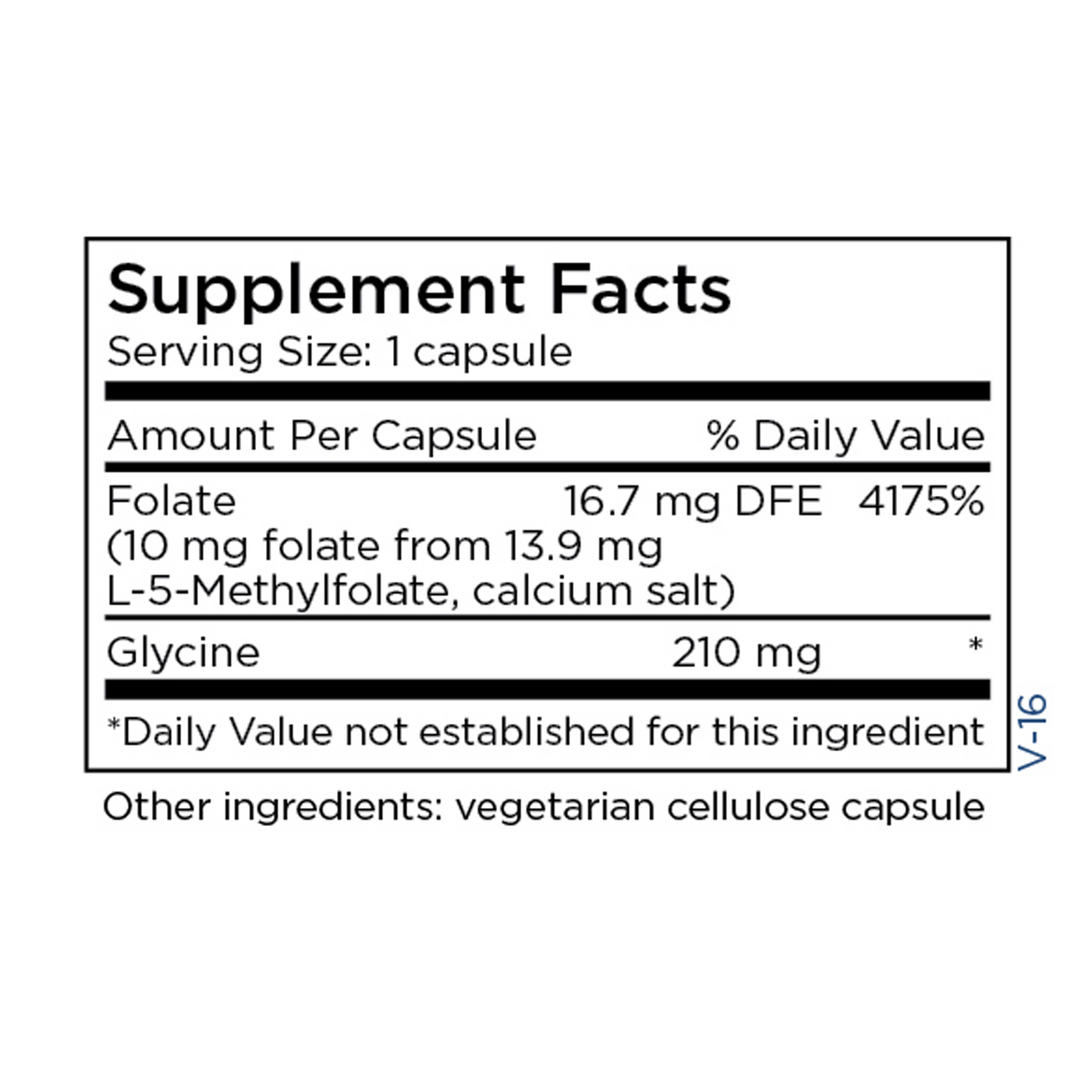 L-Methylfolate 10 mg 90 caps Curated Wellness