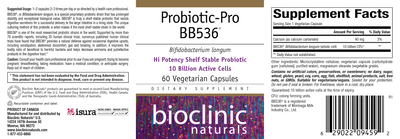 Probiotic-Pro BB536 60 vcaps Curated Wellness