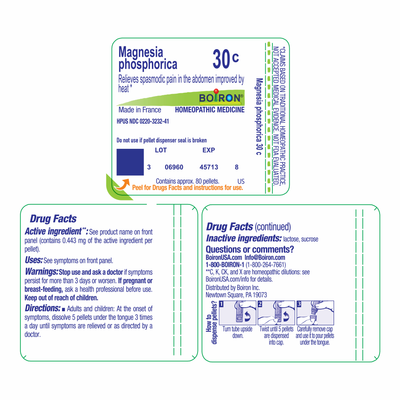 Magnesia phosphorica 30C 80 plts Curated Wellness