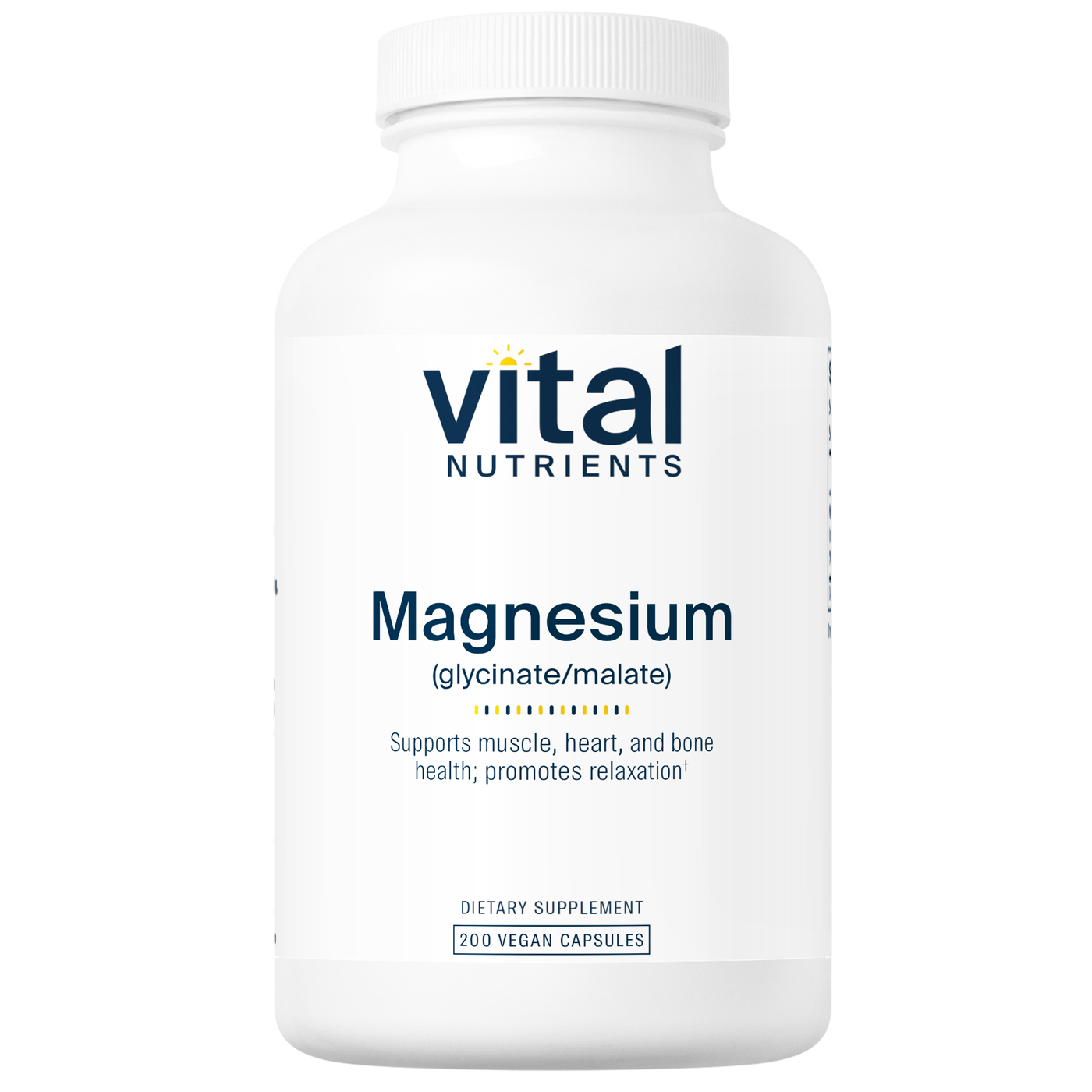 Magnesium Glycinate/Malate 200 vcaps Curated Wellness