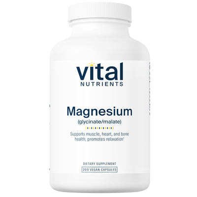 Magnesium Glycinate/Malate 200 vcaps Curated Wellness