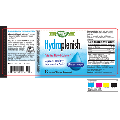 Hydraplenish 60 vcaps Curated Wellness