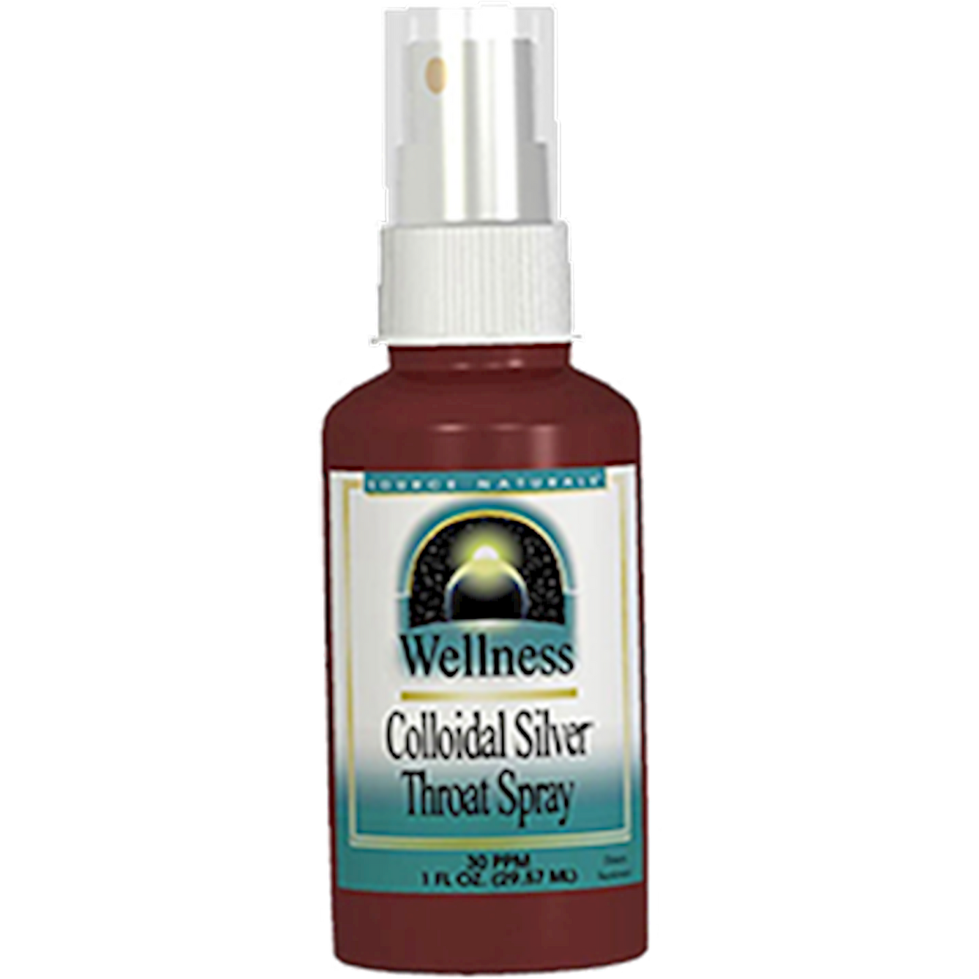 Colloidal Silver Throat Spray 30ppm 1oz Curated Wellness