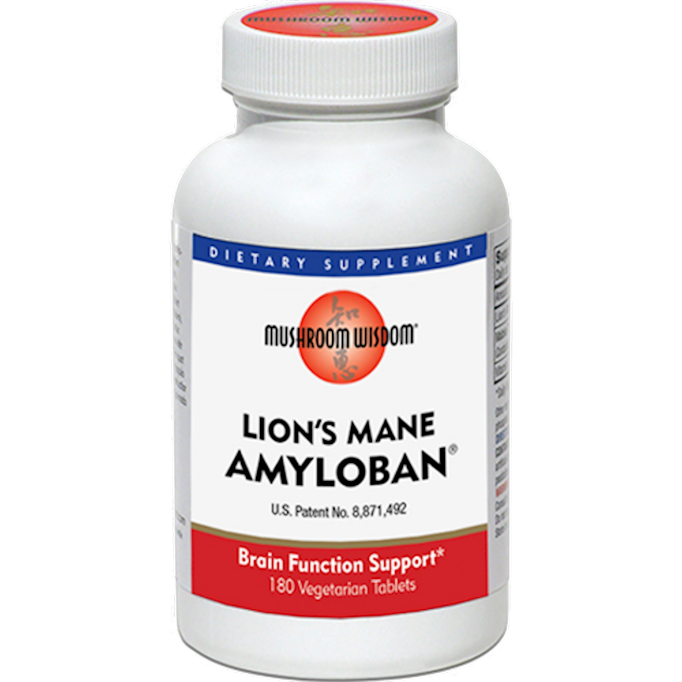 Lion's Mane Amyloban 180 vegtabs Curated Wellness