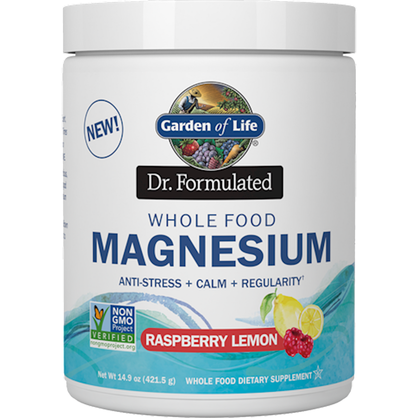 Dr. Formulated Magnesium Rasp Lem 14.9oz Curated Wellness