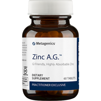 Zinc A.G. 20 mg 60 tabs Curated Wellness