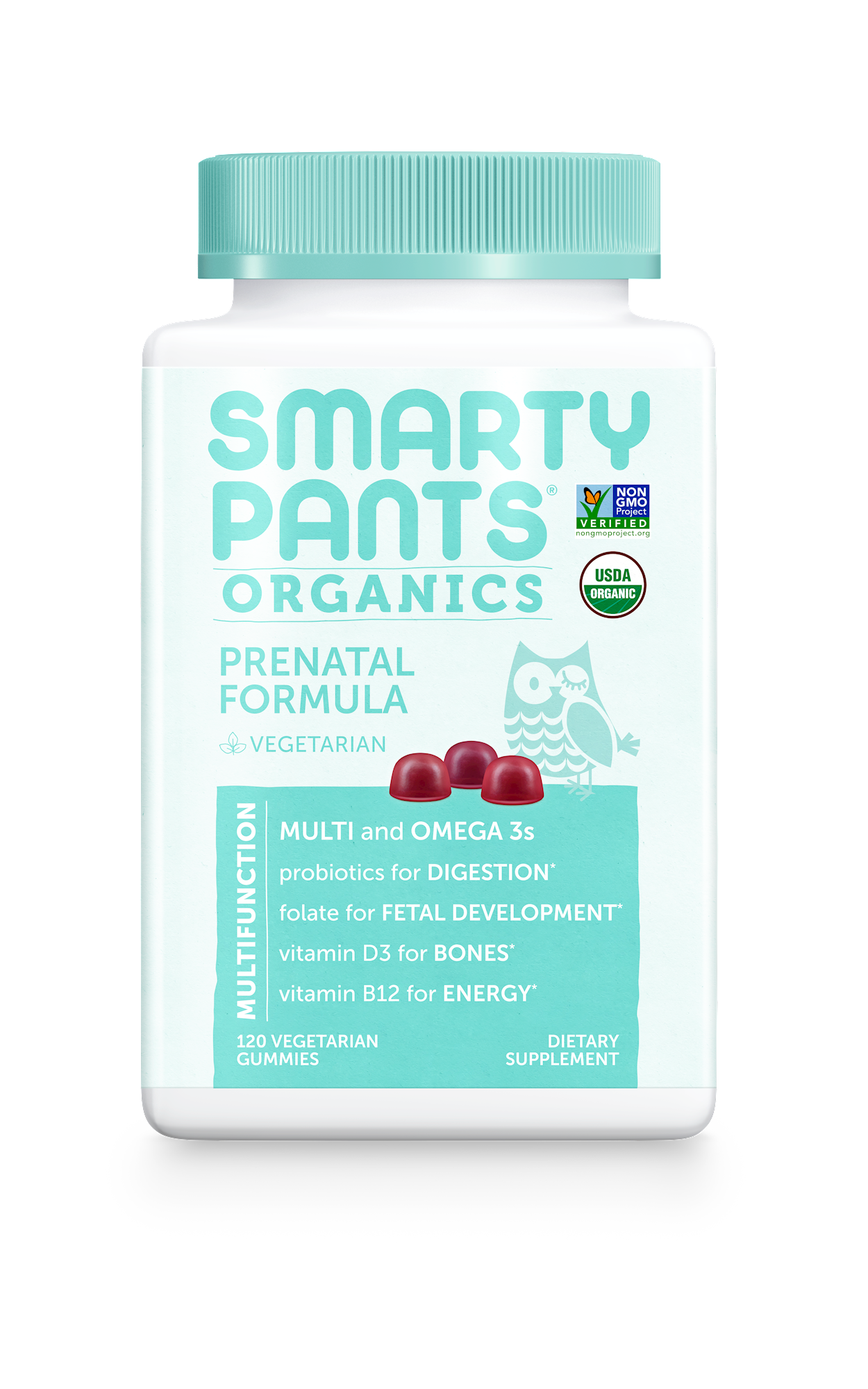 Prenatal Formula Org Multi 120 gummies Curated Wellness