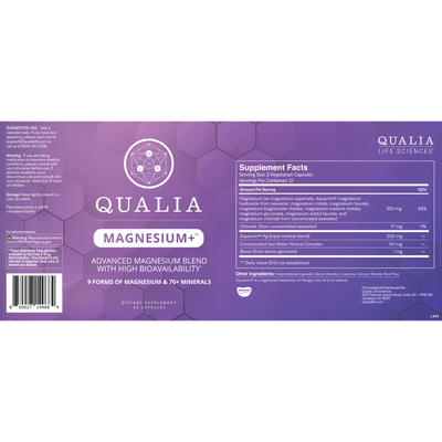 Qualia Magnesium+ c Curated Wellness