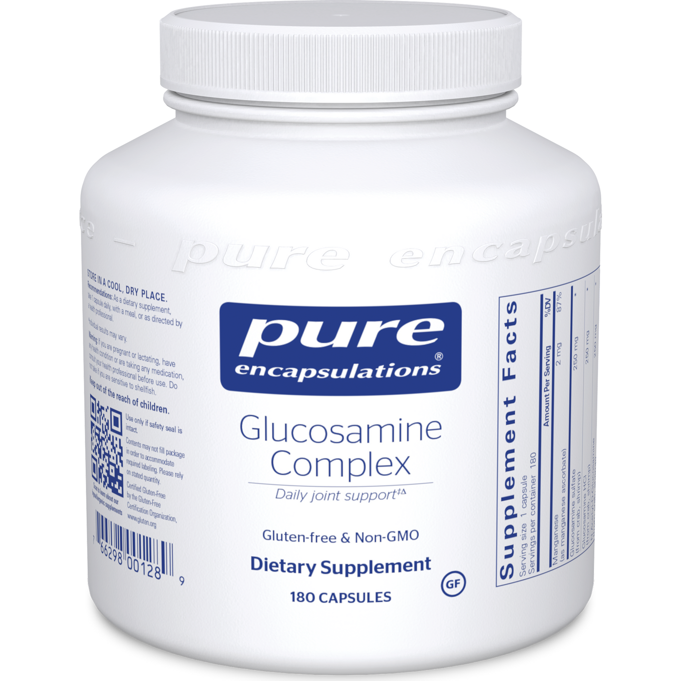 Glucosamine Complex 180 vcaps Curated Wellness