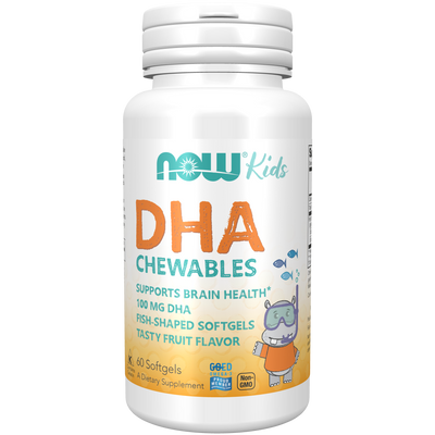 Kids Chewable DHA 100 mg 60 gels Curated Wellness