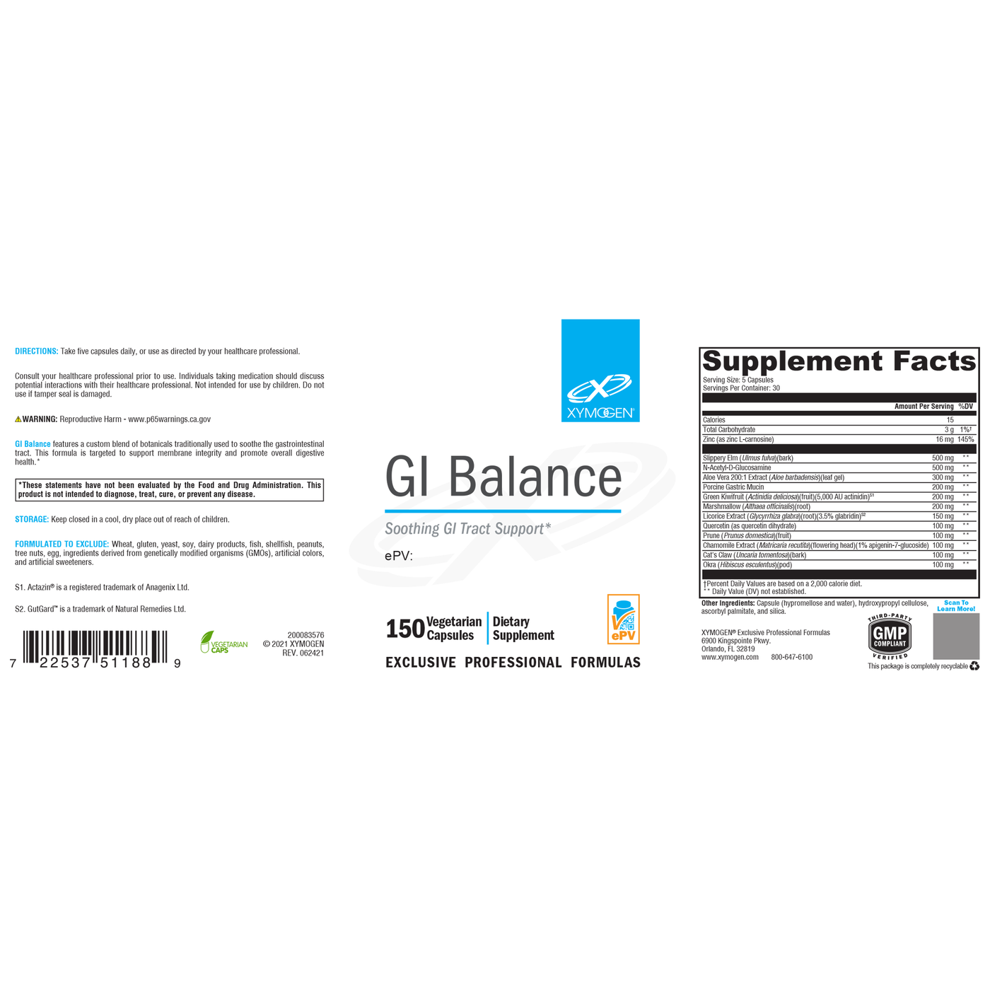 GI Balance c (California Only) Curated Wellness