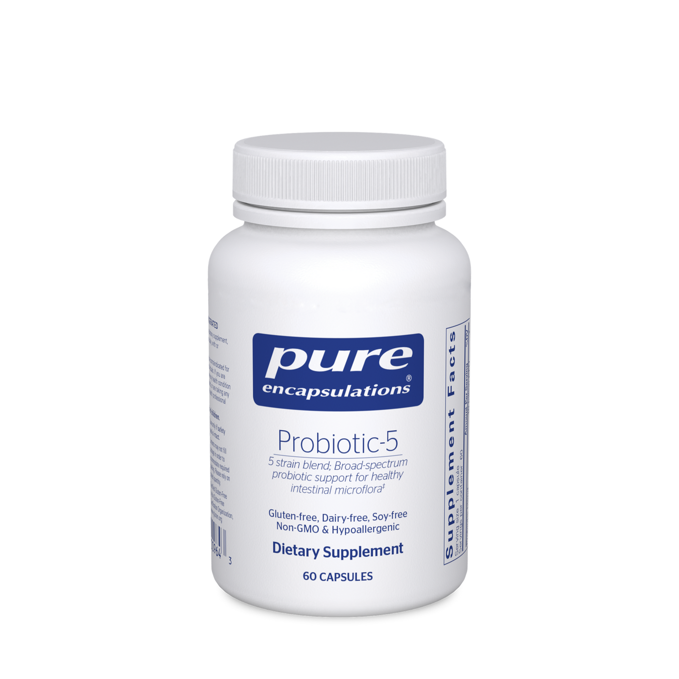 Probiotic-5 (dairy-free) 60 caps Curated Wellness