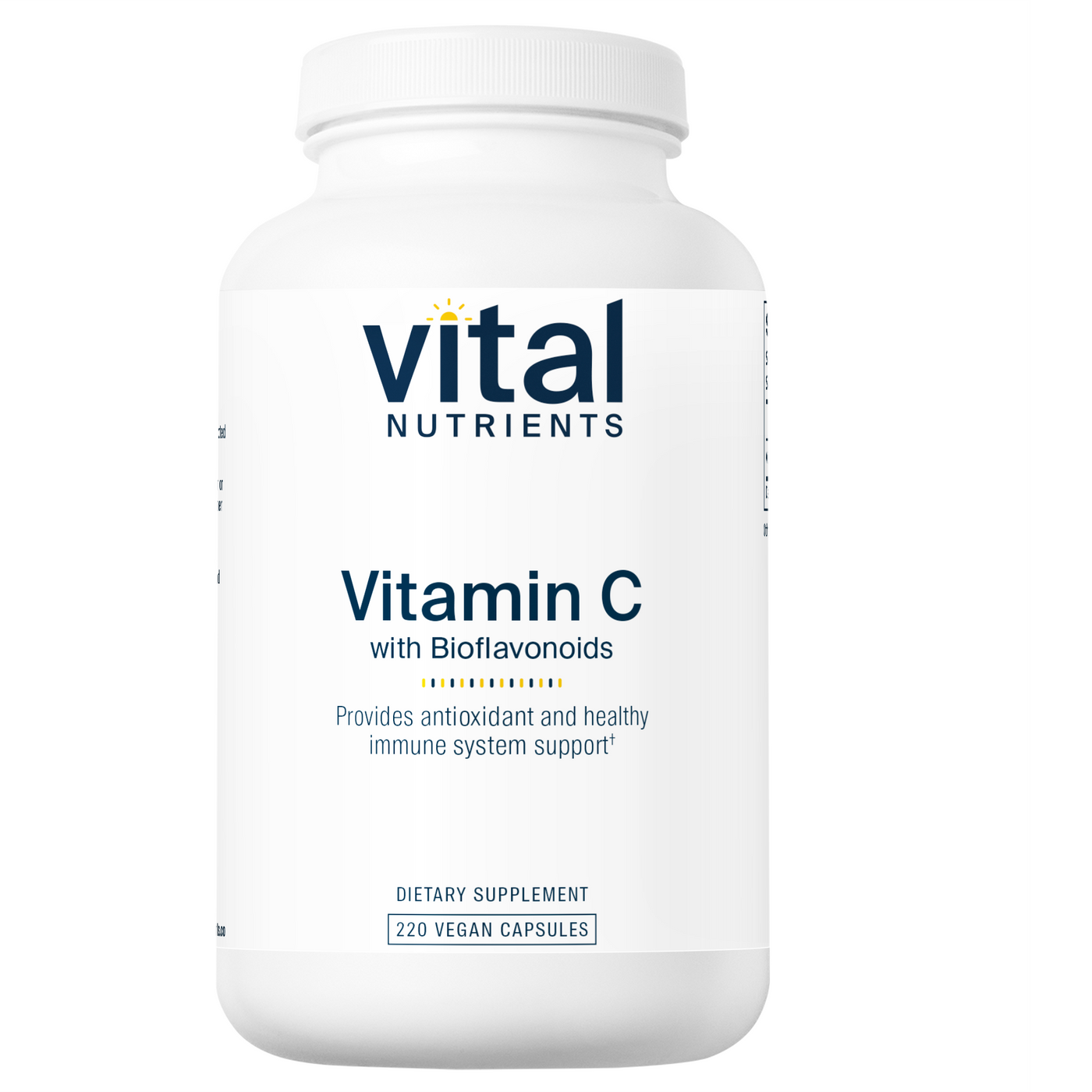 Vitamin C with Bioflavonoids 220 vcaps Curated Wellness