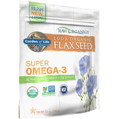 Raw Organic Flax Seed Omega-3  Curated Wellness