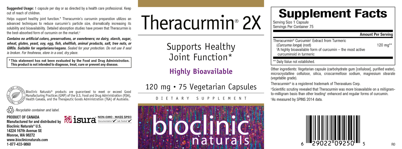 Theracurmin 2X  Curated Wellness