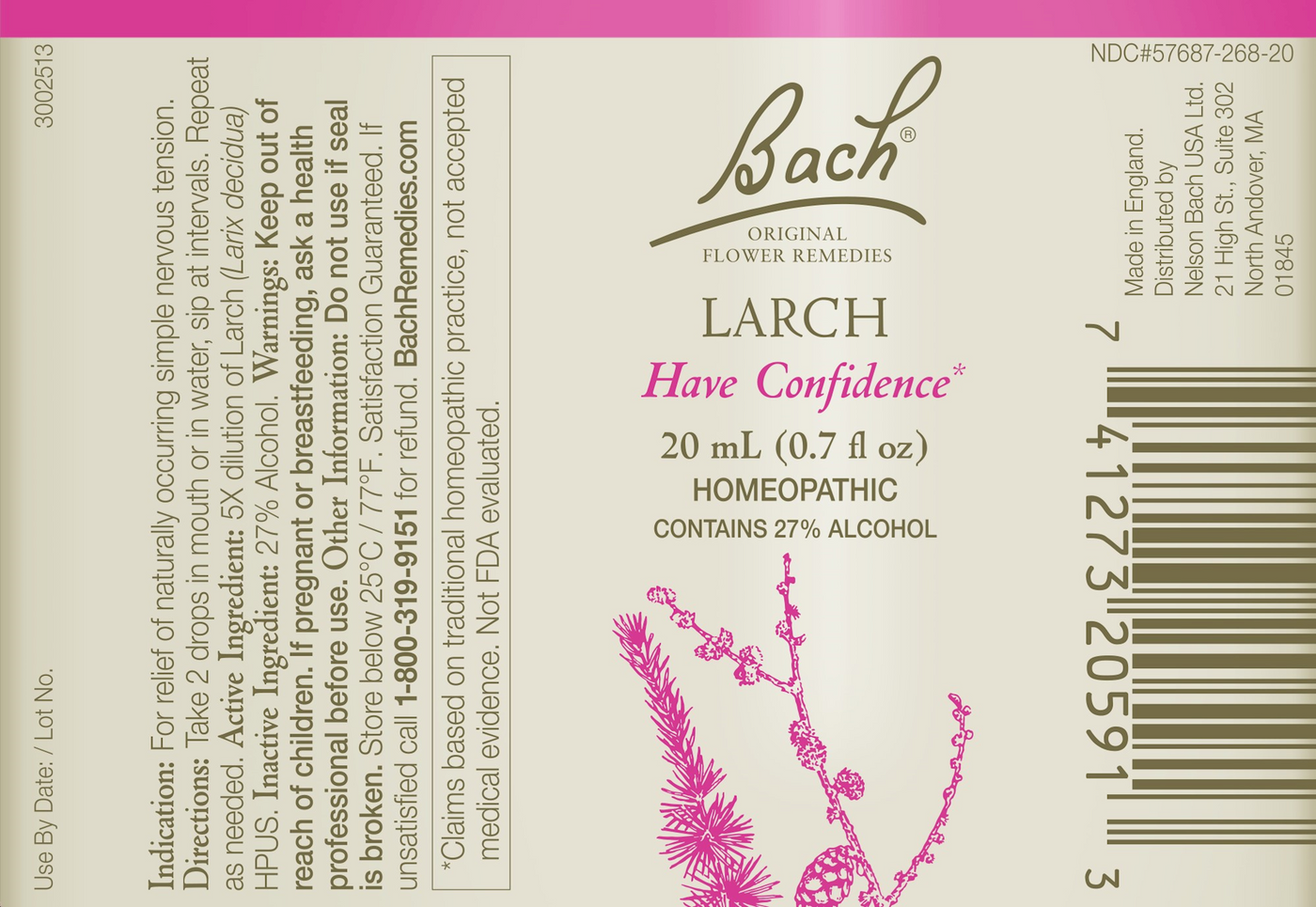 Larch Flower Essence  Curated Wellness