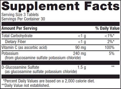 Glucosamine Sulfate 500 mg  Curated Wellness