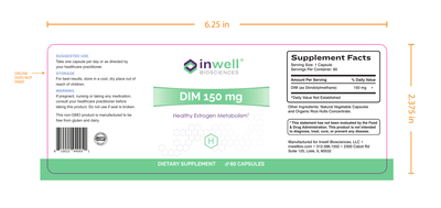 DIM 150mg c Curated Wellness