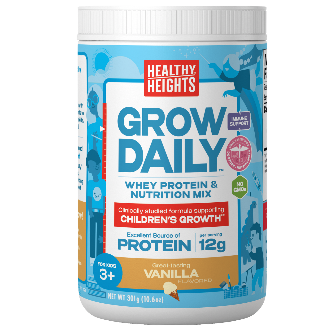 Grow Daily 3+ Chocolate can  Curated Wellness