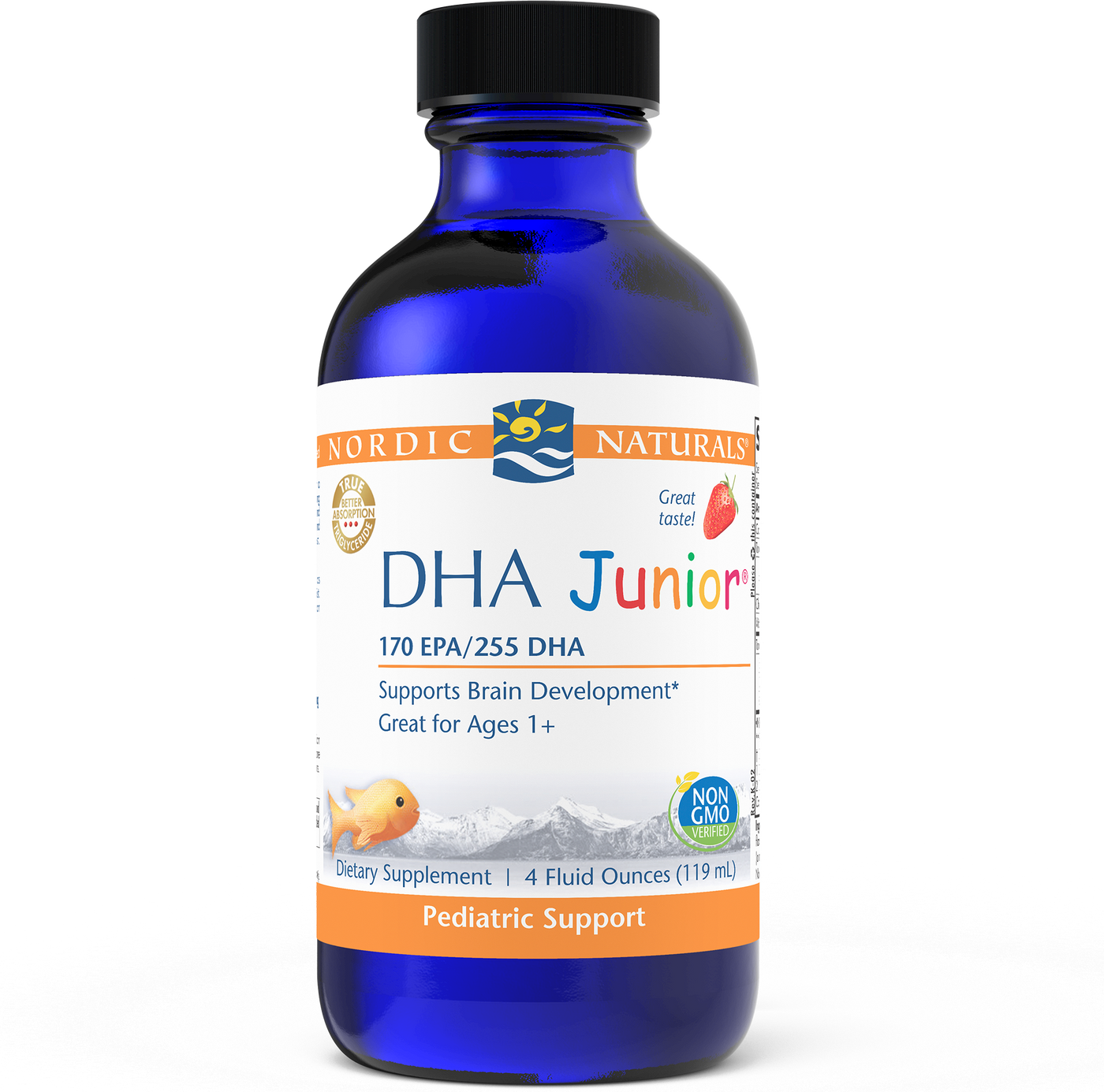 DHA Junior Liquid Strawberry  Curated Wellness