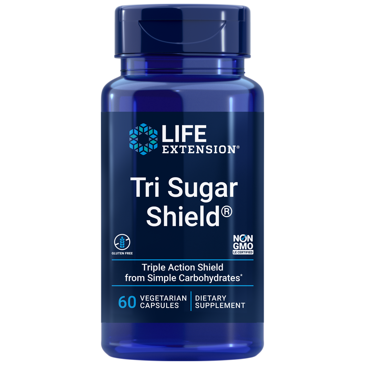 Tri Sugar Shield 60 vcaps Curated Wellness